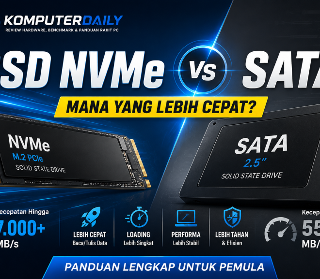 SSD NVMe vs SATA, Mana yang Lebih Cepat? Panduan Lengkap untuk Pemula