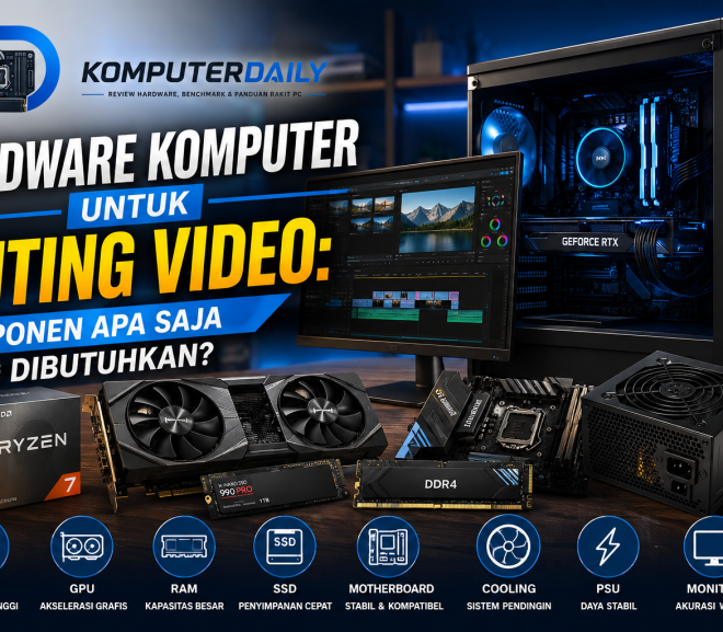 Hardware Komputer untuk Editing Video: Komponen Apa Saja yang Dibutuhkan?