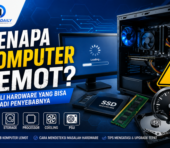 Kenapa Komputer Lemot? Kenali Hardware yang Bisa Menjadi Penyebabnya