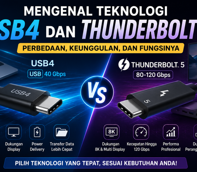 Mengenal Teknologi USB4 dan Thunderbolt 5