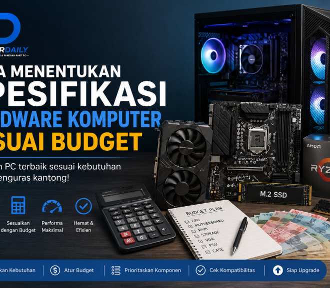 Cara Menentukan Spesifikasi Hardware Komputer Sesuai Budget
