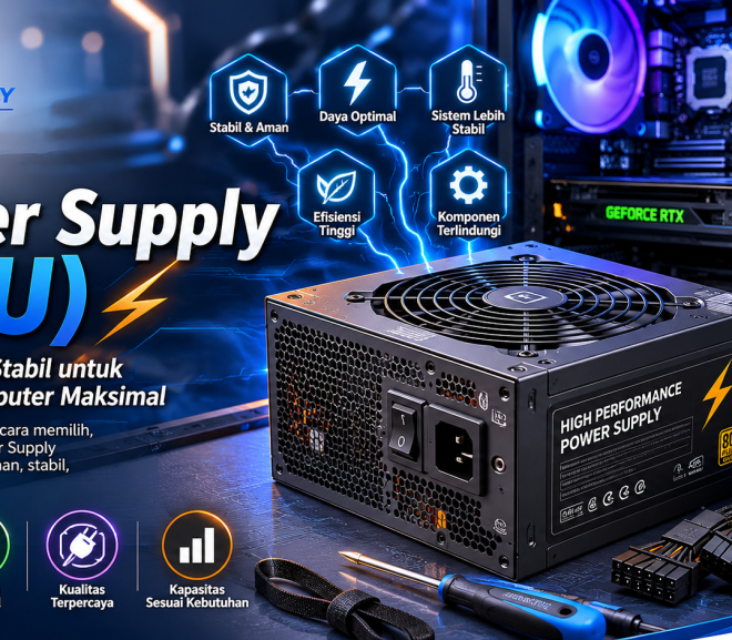 ⚡ “Jantung Komputer: Mengenal Power Supply (PSU), Fungsi, Jenis, dan Cara Memilihnya”