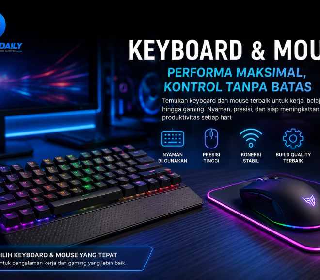 ⌨️🖱️ Keyboard & Mouse: Panduan Lengkap Memilih Perangkat yang Nyaman, Cepat, dan Produktif