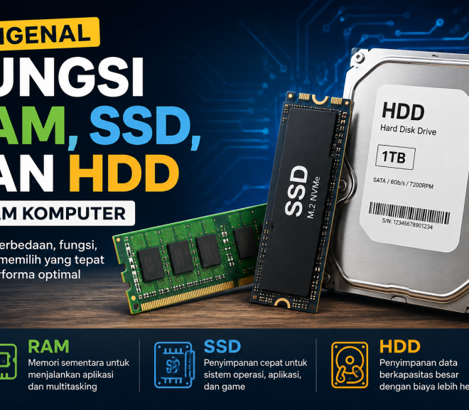 Mengenal Fungsi RAM, SSD, dan HDD dalam Komputer: Mana yang Paling Penting?