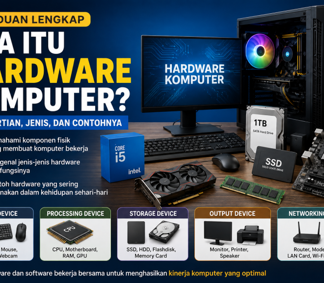 Apa Itu Hardware Komputer? Pengertian, Jenis, dan Contohnya