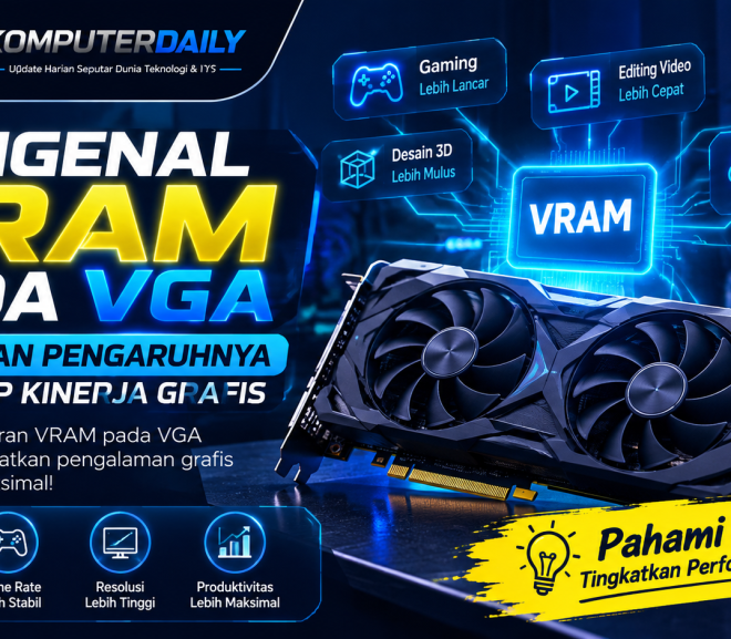 Mengenal VRAM pada VGA: Fungsi dan Pengaruhnya terhadap Kinerja Grafis