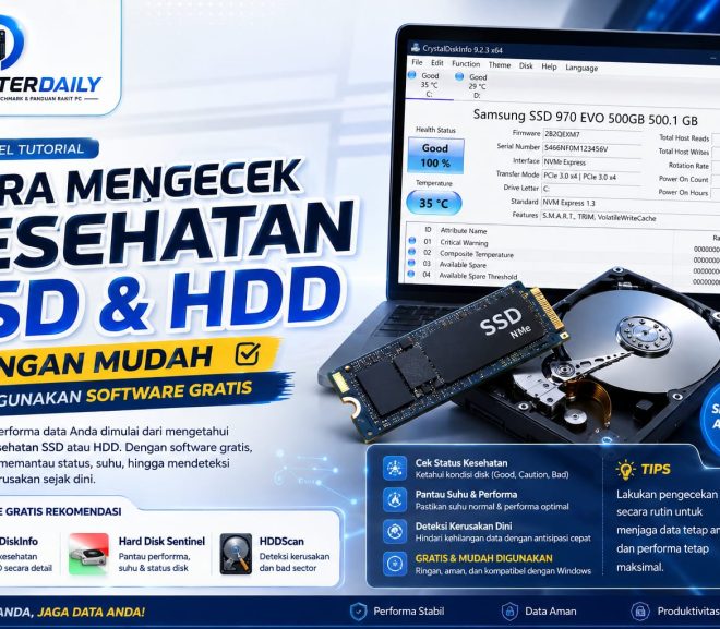 Cara Mengecek Kesehatan SSD dan HDD dengan Mudah Menggunakan Software Gratis