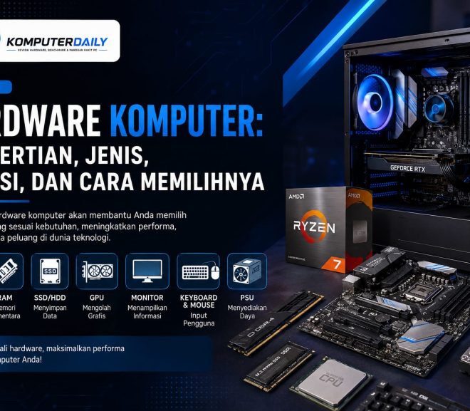 Mengenal Hardware Komputer: Fungsi dan Jenis yang Wajib Diketahui