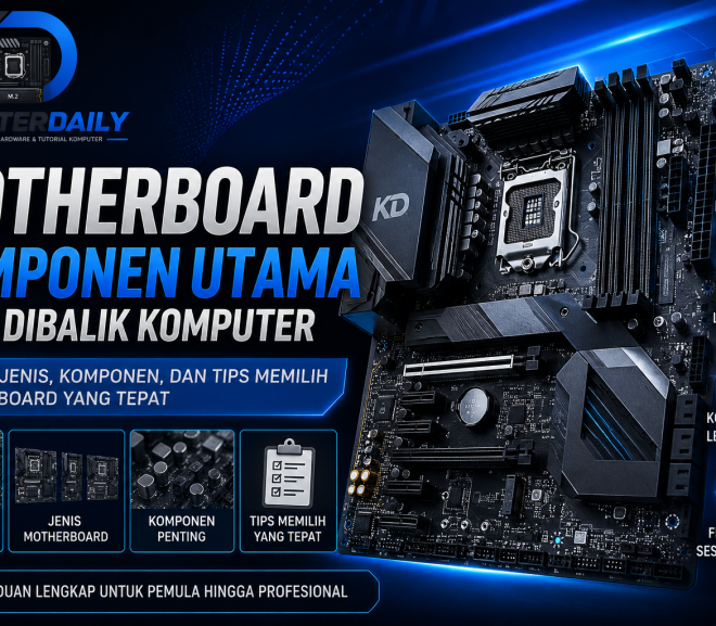 Mengenal Motherboard Komputer: Fungsi, Jenis, Komponen, dan Tips Memilih yang Tepat
