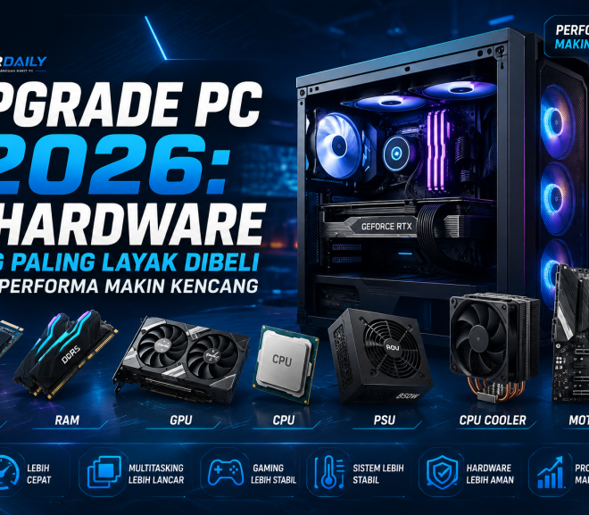 Upgrade PC 2026: 7 Hardware yang Paling Layak Dibeli agar Performa Makin Kencang