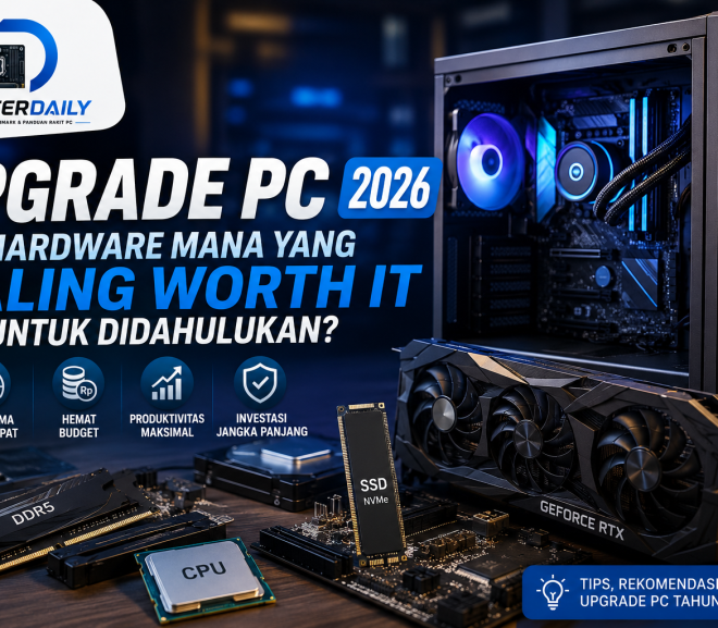 Upgrade PC 2026: Hardware Mana yang Paling Worth It untuk Didahulukan