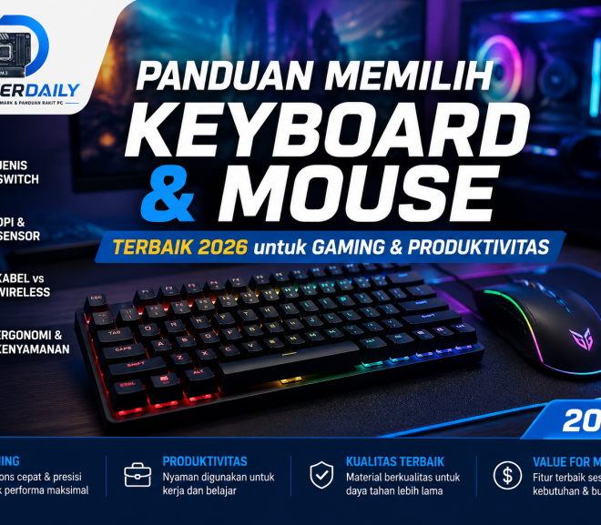 Panduan Memilih Keyboard dan Mouse Terbaik 2026 untuk Gaming dan Produktivitas